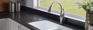 Photo of a sink with materials provided by Lumbermen's Inc. in the Midwest