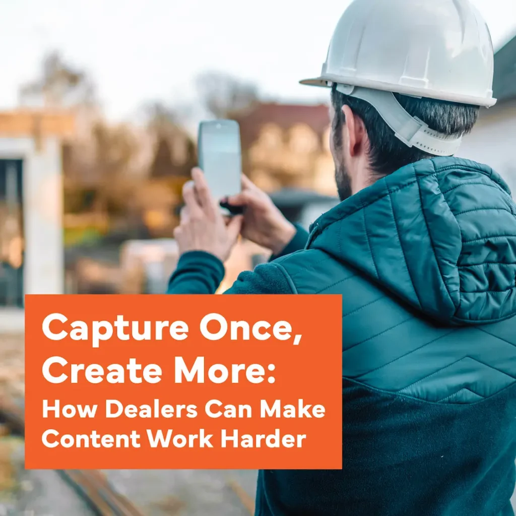 Finding time to build the habit of documenting projects, products and customer interactions can feel daunting. The good news is that you don’t need to create something new every time you want to post. One useful video, photo or customer story can become multiple marketing assets.